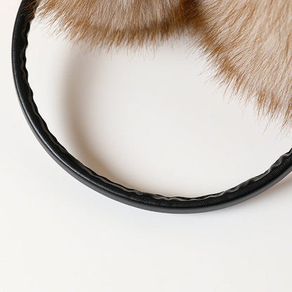 Faux Fox Fur Thickened Stretchy Earmuffs