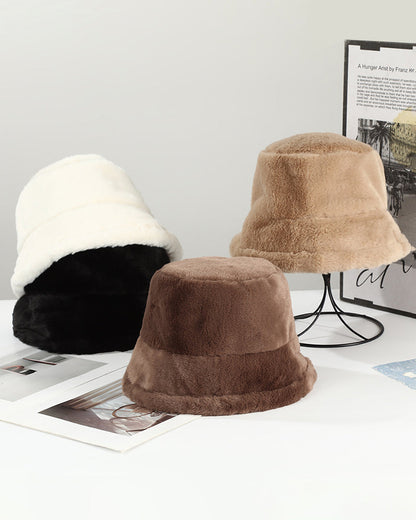 Plush Insulated Reversible Earflap Bucket Hat