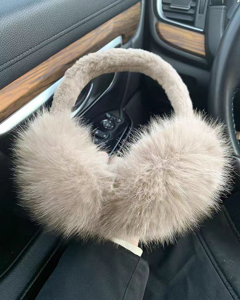 Winter High-Quality Collapsible Plush Earmuffs
