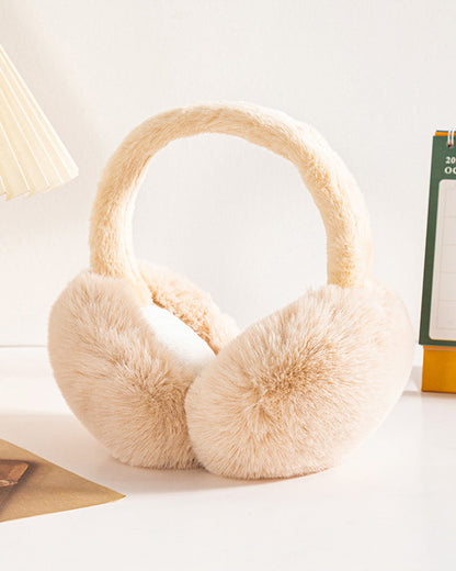 Foldable Rabbit Fur Warm Earmuffs