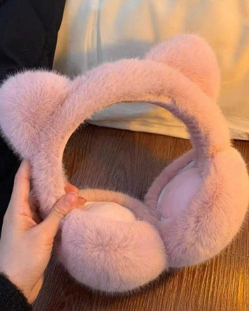 Plush Cat Ear Windproof & Warm Earmuffs