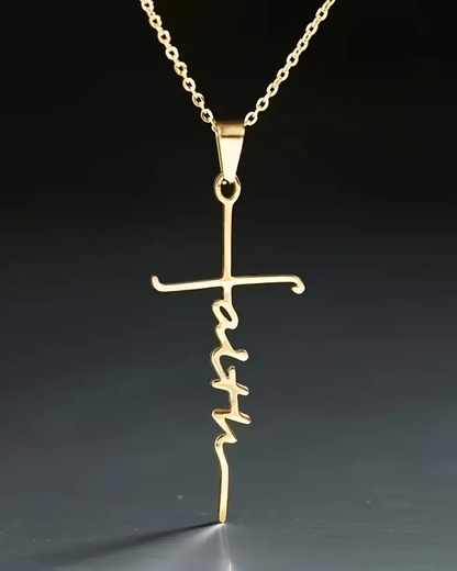 A Unisex Cross Pendant Necklace Gift.