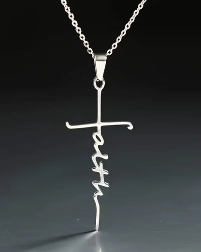 A Unisex Cross Pendant Necklace Gift.