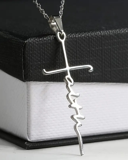 A Unisex Cross Pendant Necklace Gift.