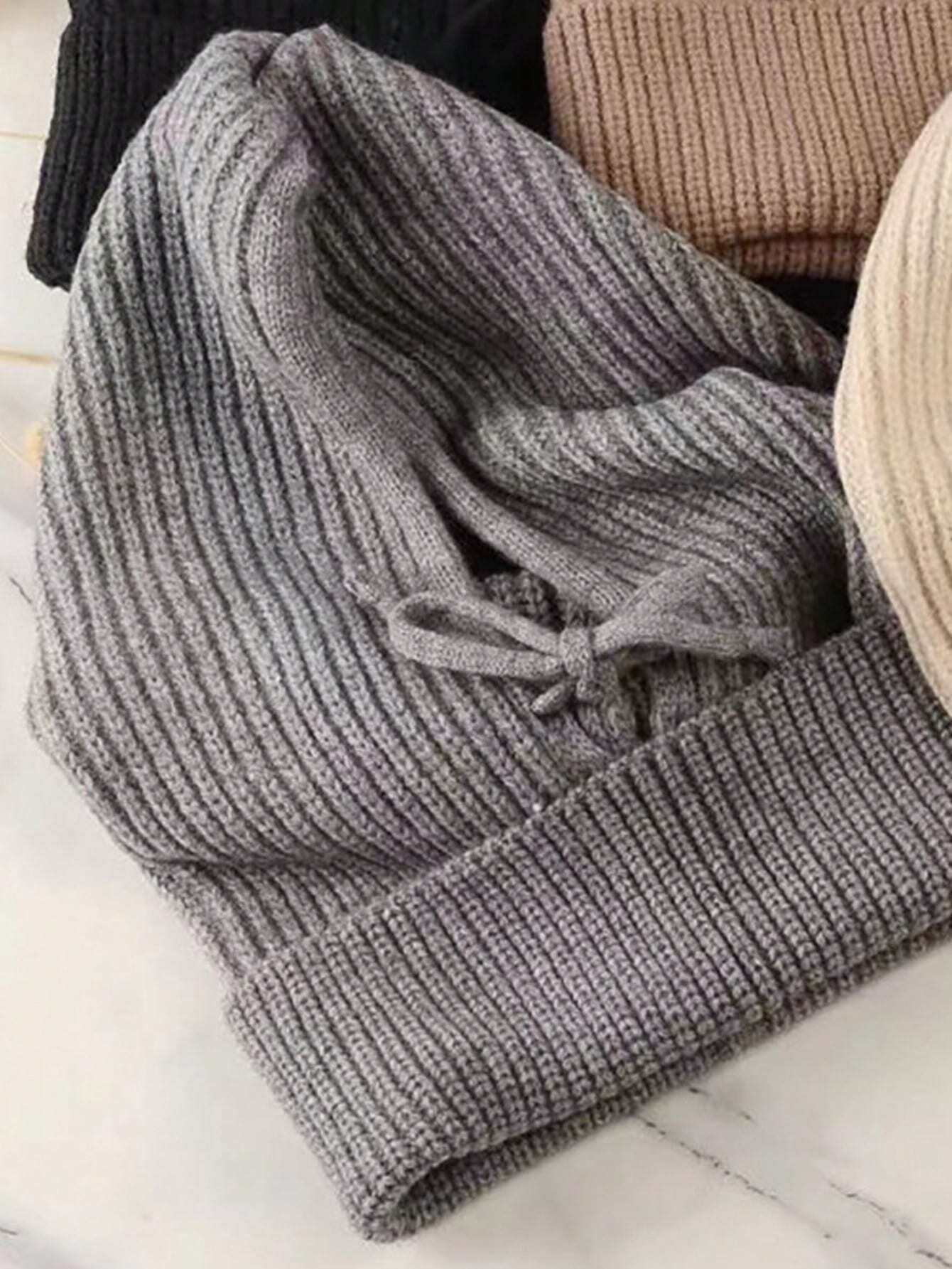 Winter New Hat Wool Warm Scarf Integrated Couple Ear Protection Knitted Hat